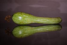 elongated green eggplant