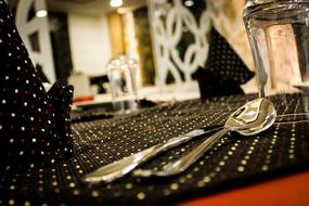 spoons on beautiful table