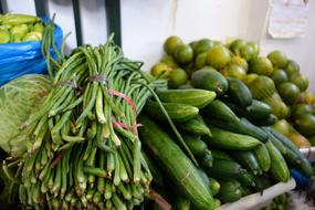 healthy vegetables on the market