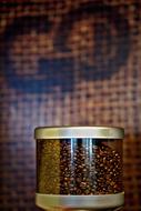 can of coffee beans