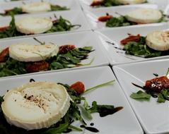 Vegetable restaurant dessert