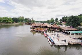 restaurant on river