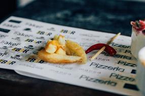 french Fries and fried Chili pepper, fast food