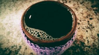 warm coffee