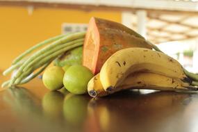 sweet colored fruits