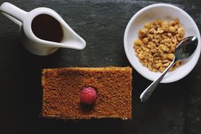 granola with snack