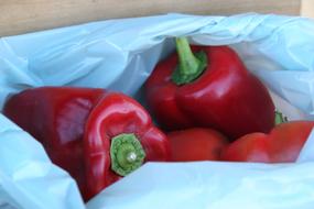 peppers in bag