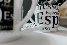 patterned mug
