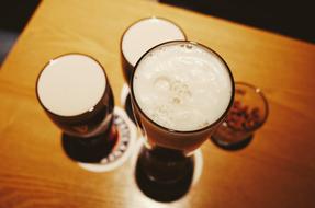frothy sweet coffee