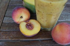peach sweet juice