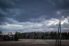 power lines near field