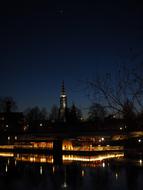 evening landscape