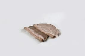 frozen meat in the snow