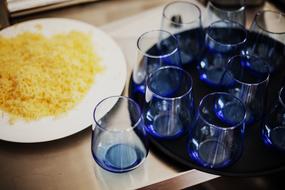 cheese by glasses