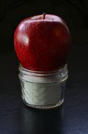 red ripe apple