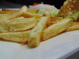 fried tasty potatoes