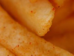 fried appetizer close up