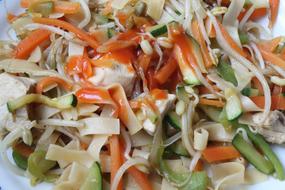 tasty juicy salad