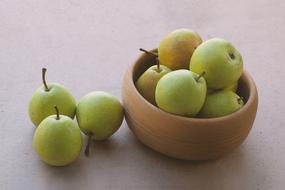 Pears Harvest green Fruit