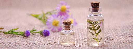 Essential Oils with Flower