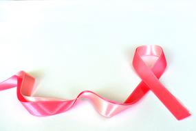 bright Pink Ribbon Breast Cancer