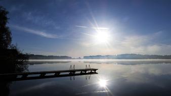 Web Twilight Lake sun