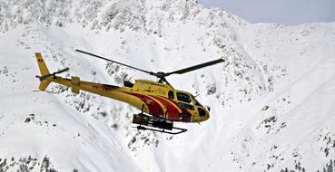 Helicopter Mountains Snow