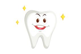 cartoon shiny tooth