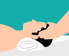 massage healing man drawing