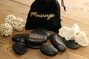 Massage Stones Black relax