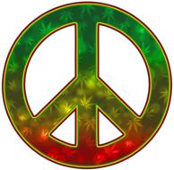 peace green red orange sign drawing