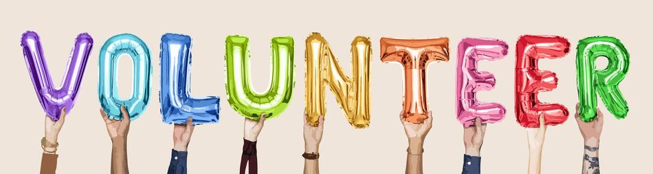 Volunteer Activity banner drawing