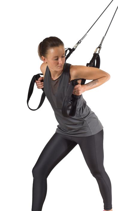 photo of girl and sling trainer