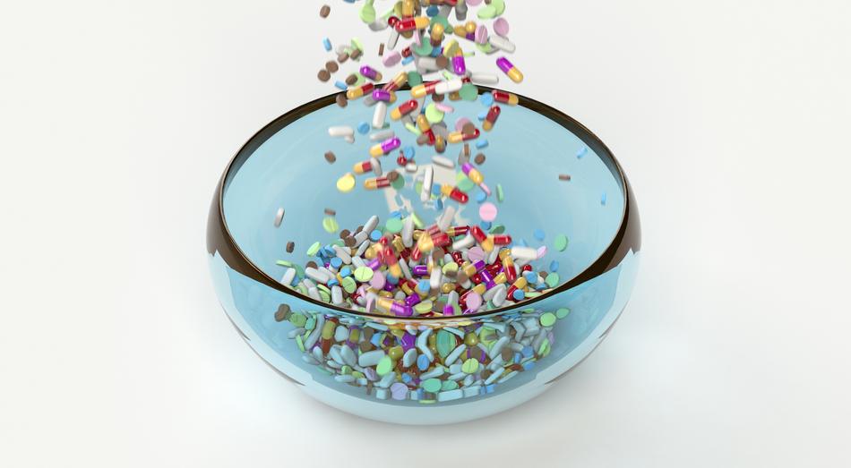 medicine in bowl