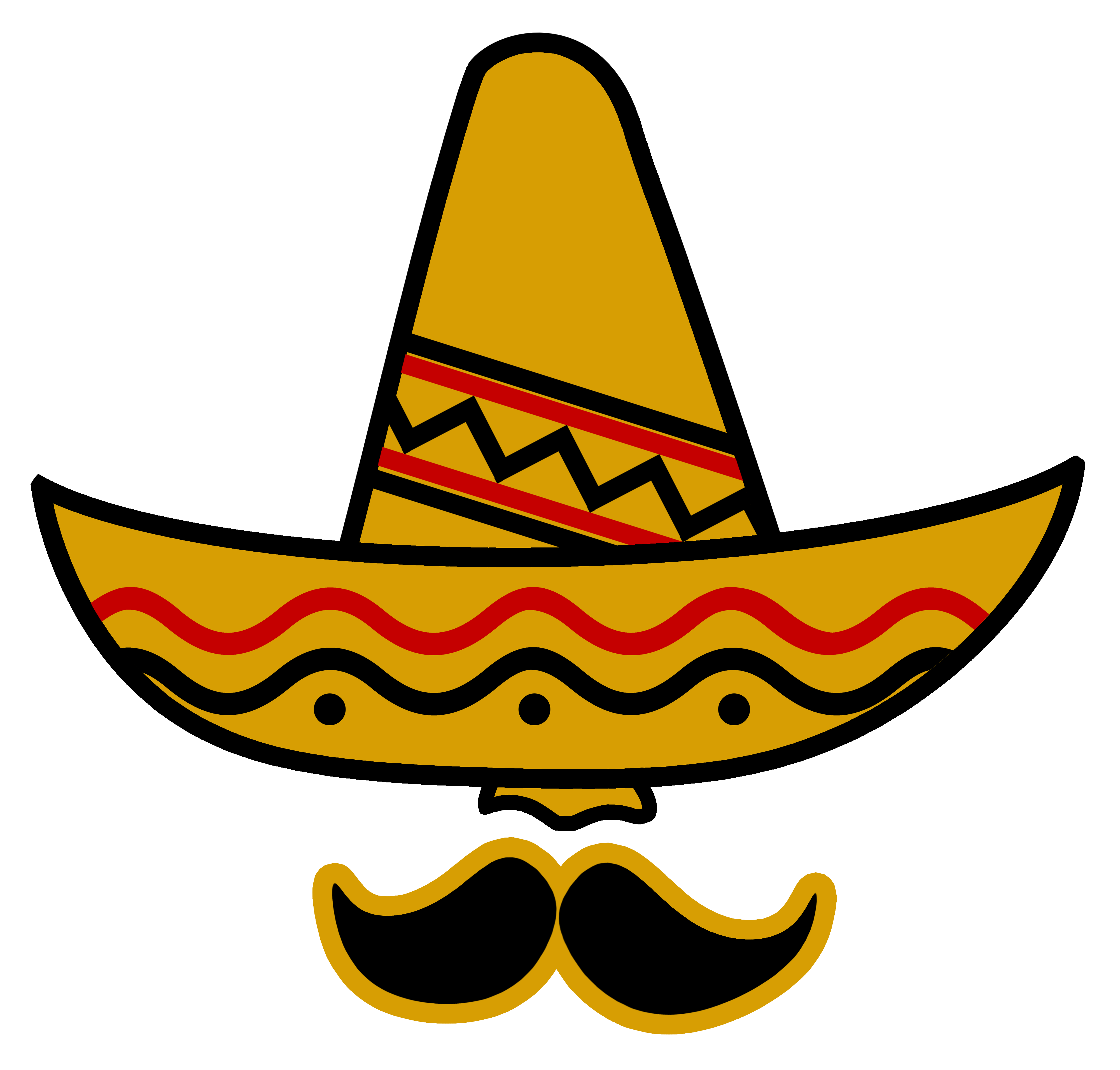 Sombrero hat mexico bart drawing free image download
