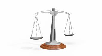 Scale Justice Weight drawing