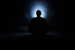 Saint Meditation Yoga person