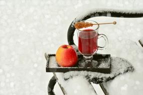 Tee Winter Snow apple