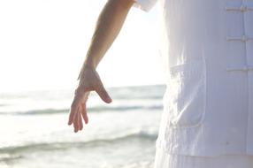 hand sea
