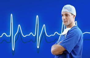 Doctor Medical and Blue Heart