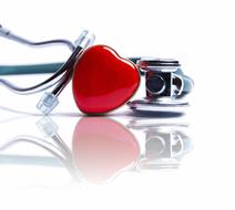 Heart Stethoscope banner drawing