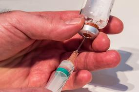 syringe and ampule