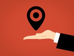gps map as a drawing