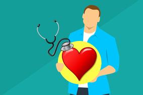 blood pressure heart drawing