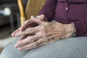 Hands Old woman