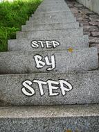 step by step text
