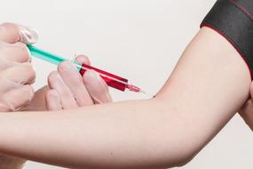 take blood from a vein