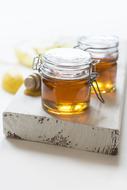 Dandelion Syrup in jars