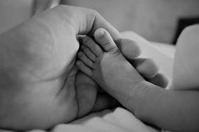 Baby Newborn black and white