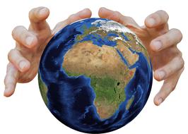 earth protection environment globe hand
